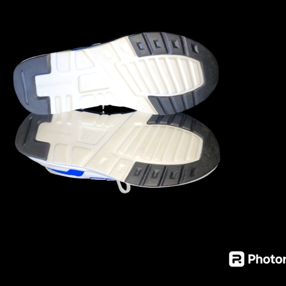 Men/Big Kid Size 7 Moonbeam/Team Royal New Balance 997H. New Without Tags/Box - Picture 7 of 13